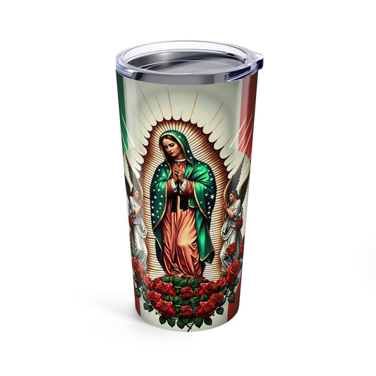 Stainless Steel Catholic Tumbler, Catholic Our Lady of Guadalupe, 20oz