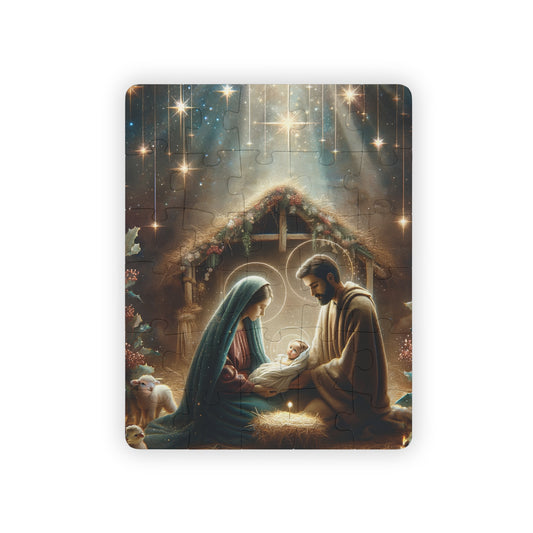 Holy Family Nativity Kids Puzzle 30 Pieces, Jigsaw for Children Catholic Christian Gift