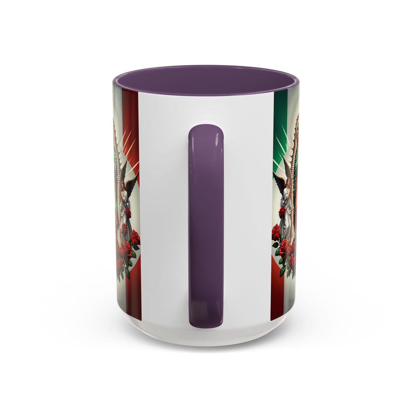 Catholic Coffee Mug,  15oz Ceramic Cup, Our Lady of Guadalupe Inspired