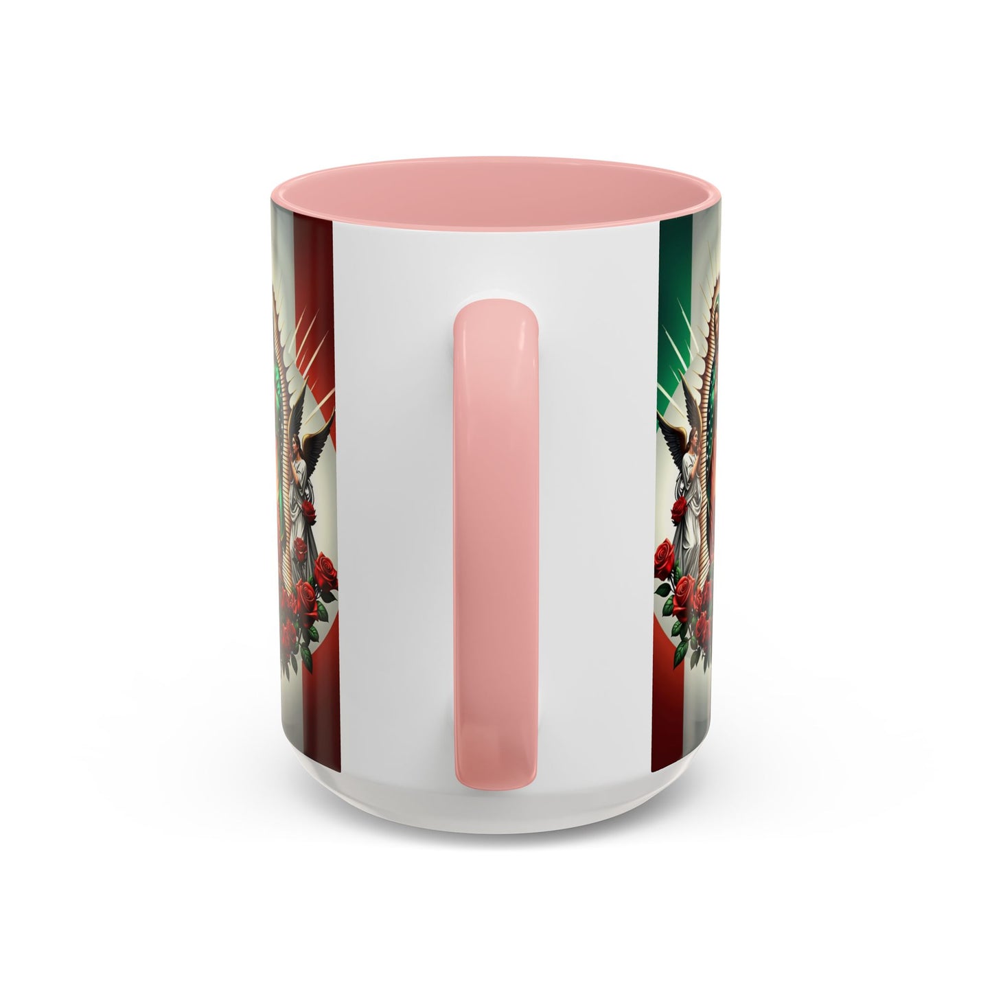 Catholic Coffee Mug,  15oz Ceramic Cup, Our Lady of Guadalupe Inspired