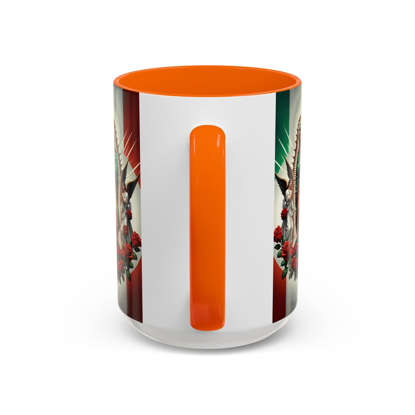 Catholic Coffee Mug,  15oz Ceramic Cup, Our Lady of Guadalupe Inspired