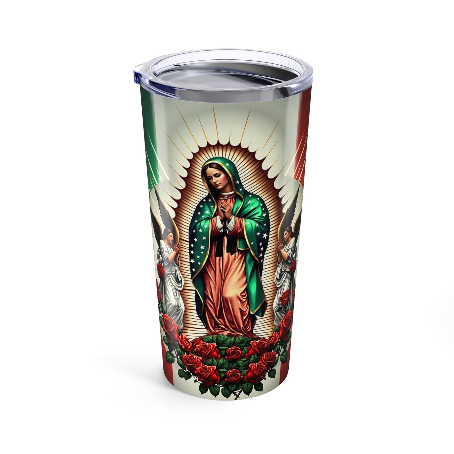 Stainless Steel Catholic Tumbler, Catholic Our Lady of Guadalupe, 20oz