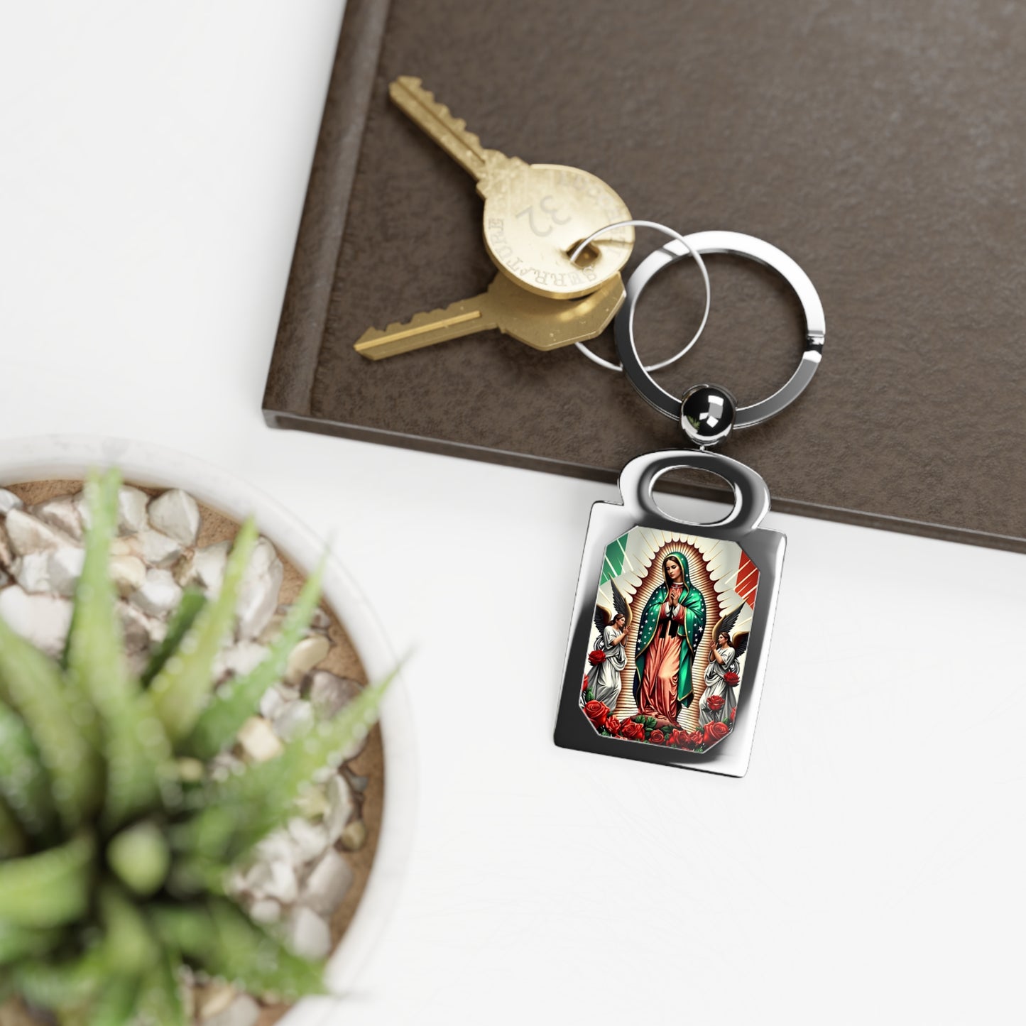 Keychain Inspired by Our Lady of Guadalupe