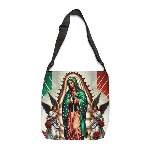 Adjustable Strap Tote Inspired by Our Lady of Guadalupe