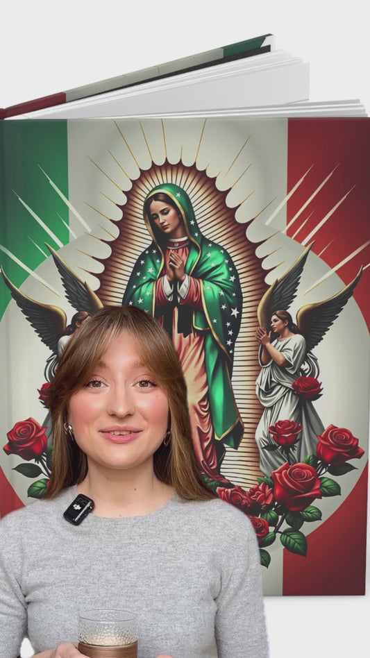 Catholic Hardcover Journal Inspired by Our Lady of Guadalupe